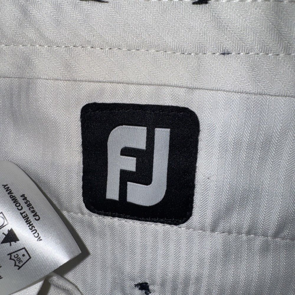 FootJoy Mens Performance Flat Front Zip Fly Casual Golf Shorts Navy Blue Sz 42‎ - Picture 3 of 7